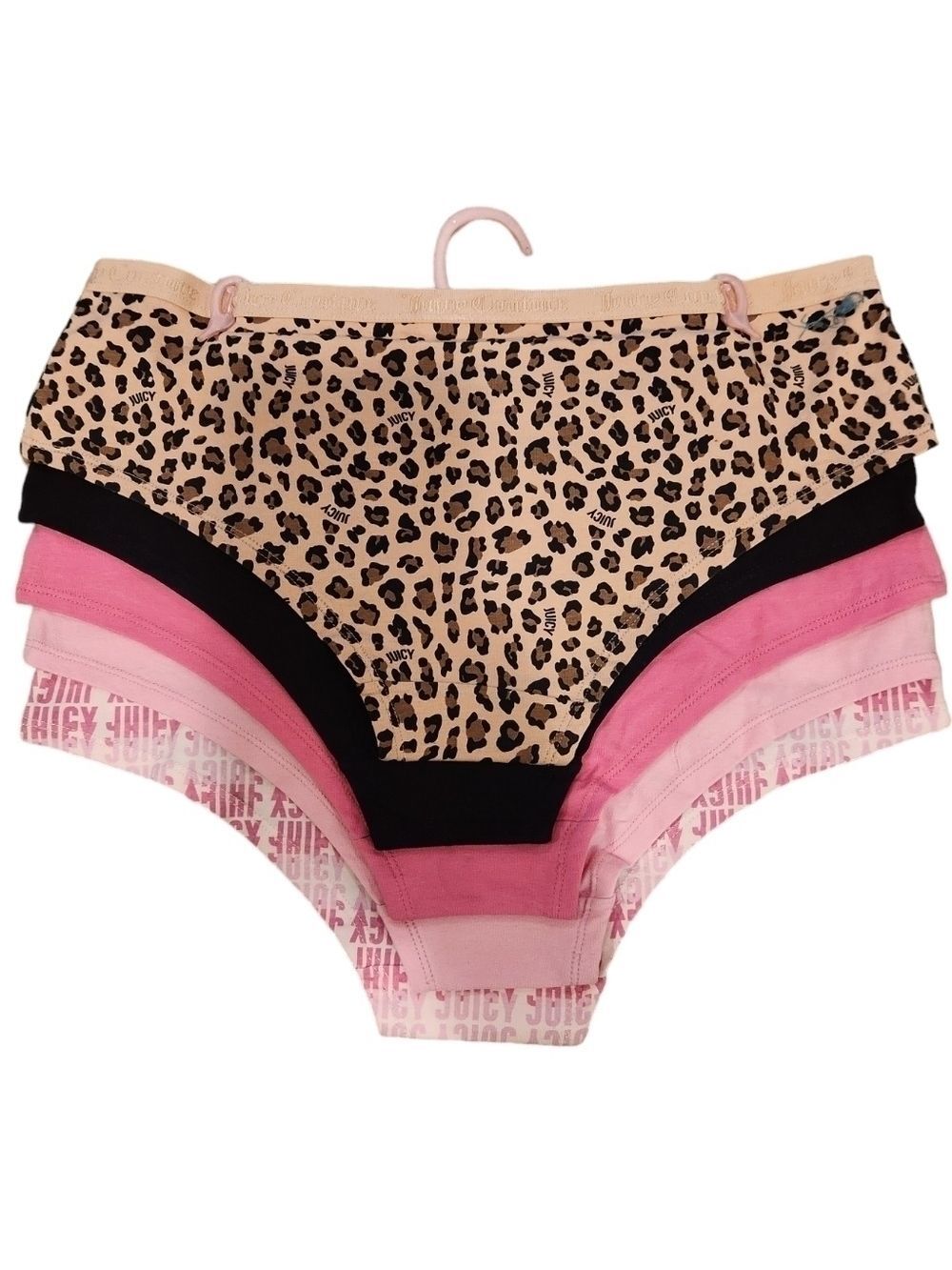 Juicy Couture Intimates 5 Pack Underwear, XL, New With Tags